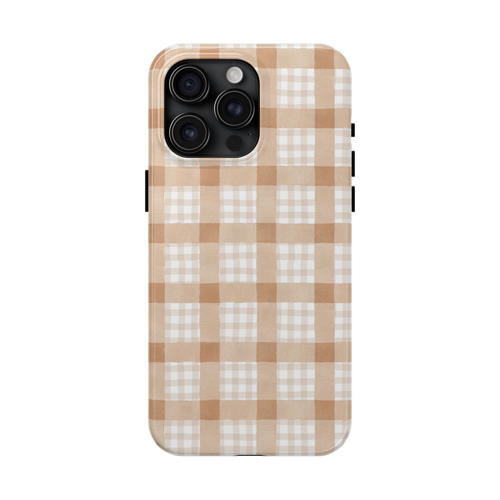 Beige Plaid | Tough Phone Case (IOS & Android)