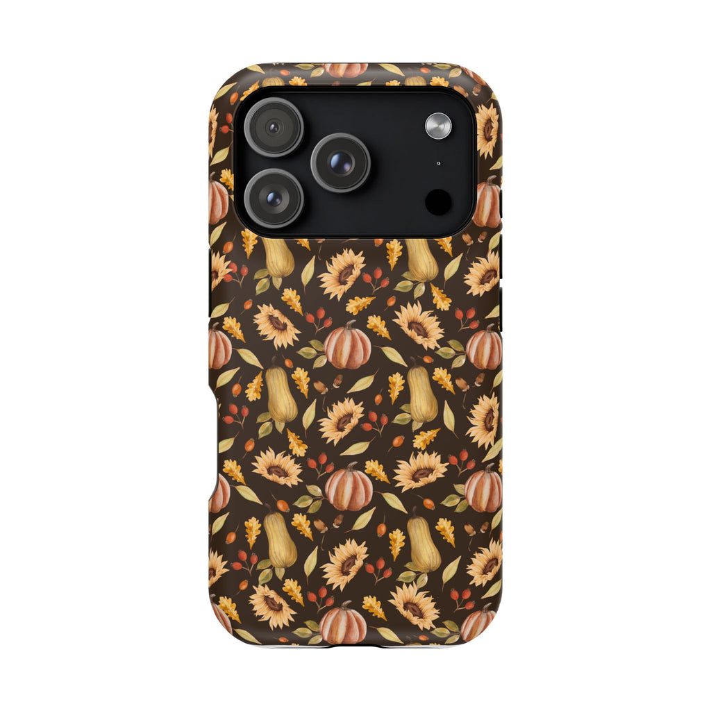 Autumn Pumpkins & Sunflowers | Magnetic Impact-Resistant Case (IOS)