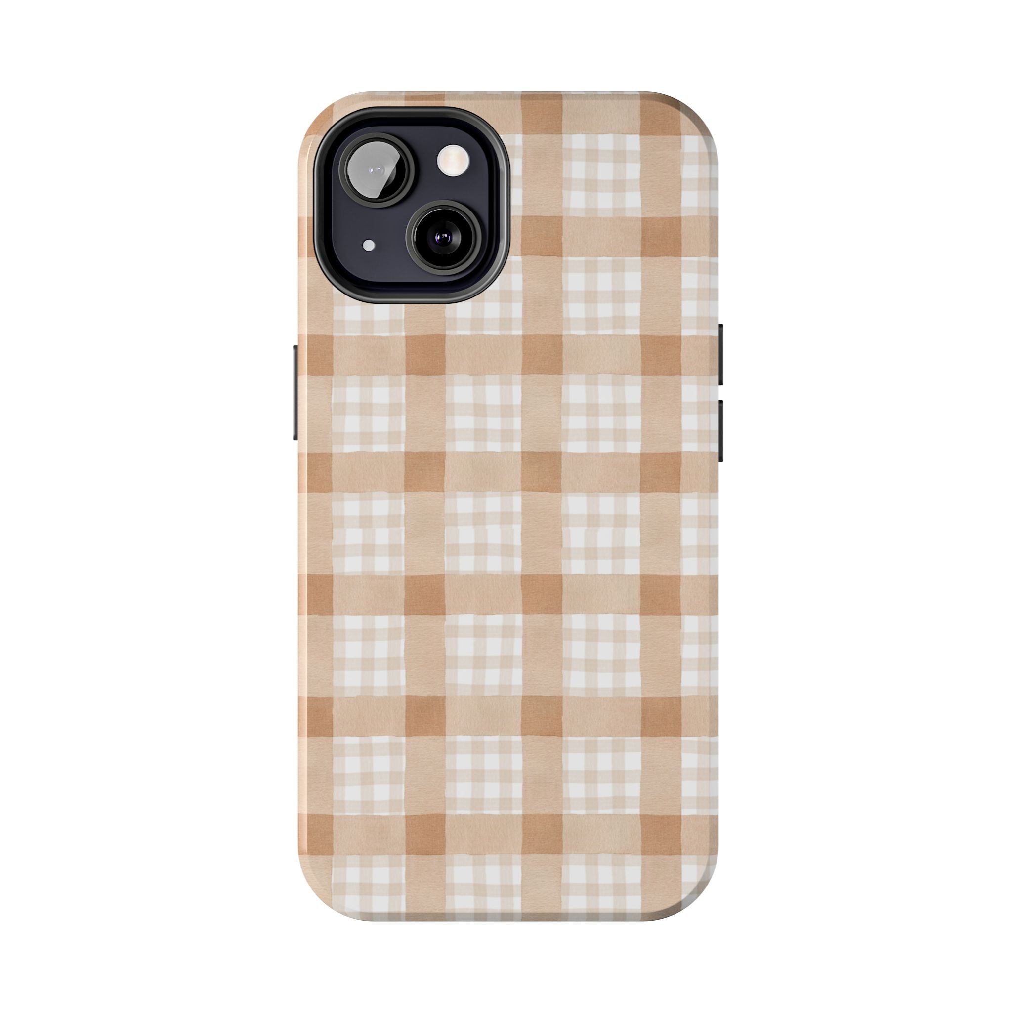 Beige Plaid | Tough Phone Case (IOS & Android)
