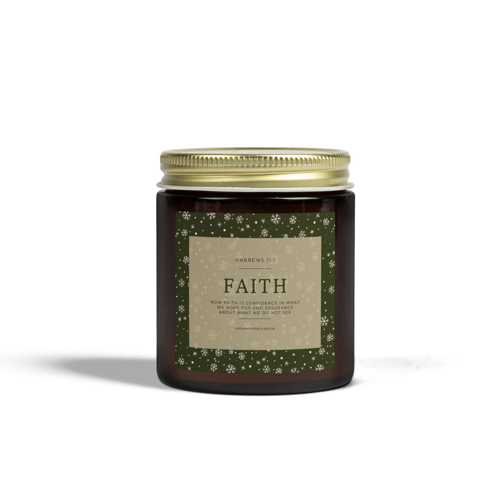 Faith Candle — Hebrews 11:1 — Coconut Apricot Wax (4oz & 9oz)