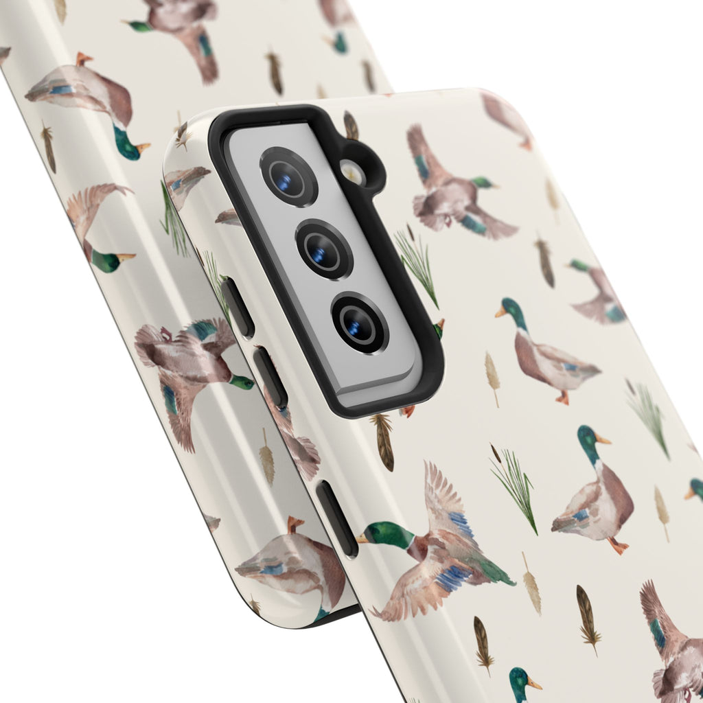 Watercolor Mallard Duck |Tough Phone Case (IOS & Android)