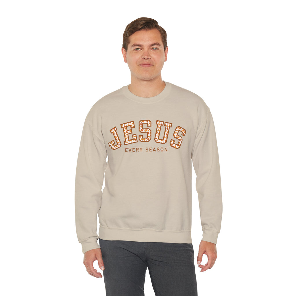 JESUS EVERY SEASON Fall 2025 Crewneck Sweatshirt