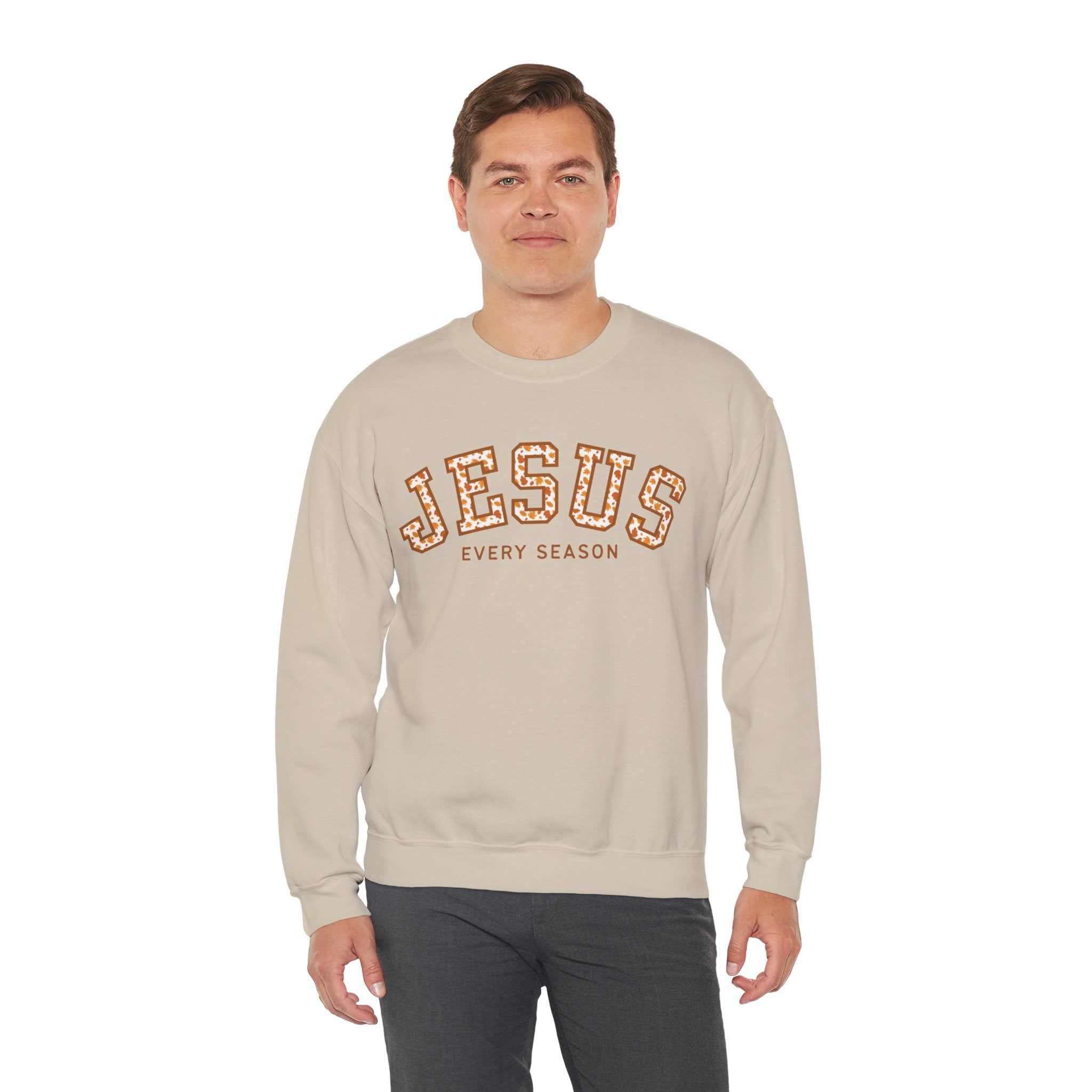 JESUS EVERY SEASON Fall 2025 Crewneck Sweatshirt