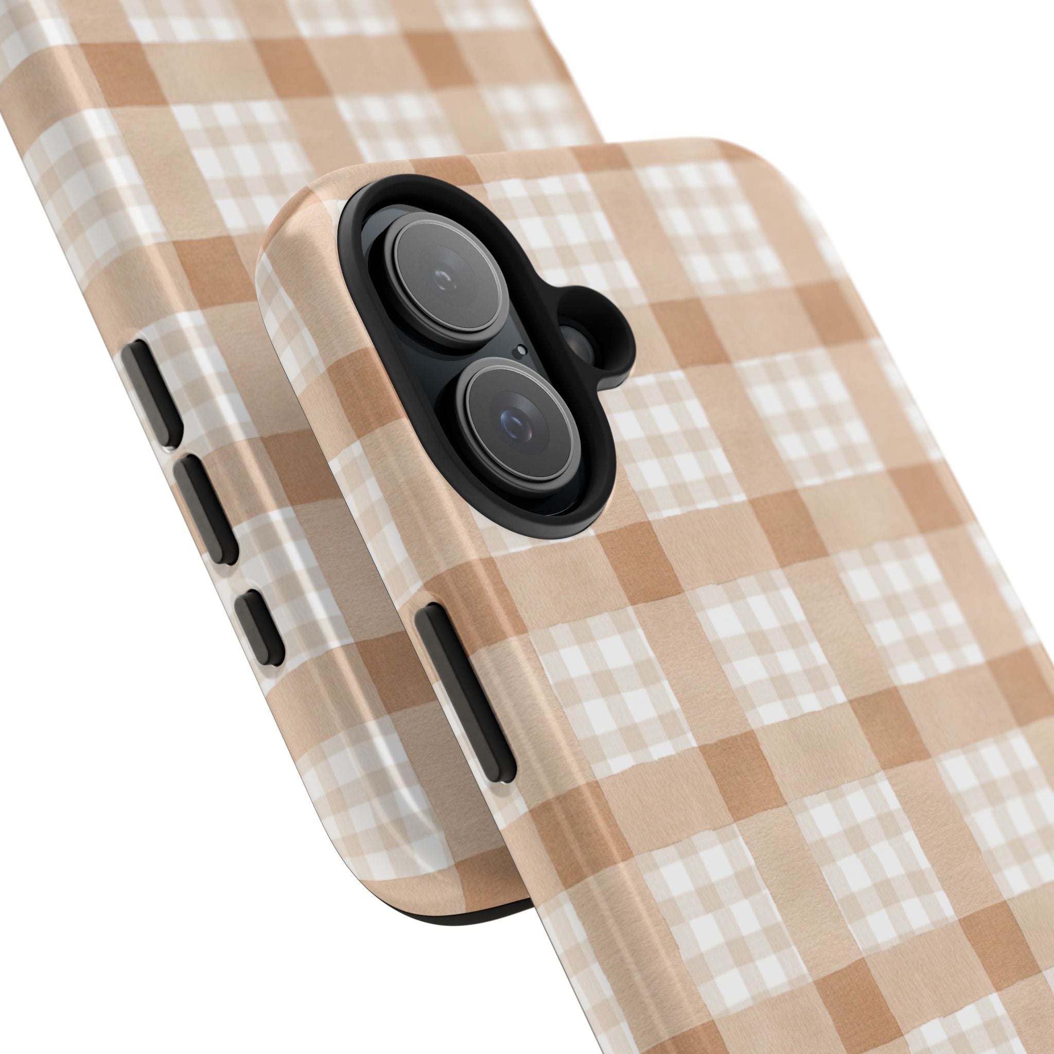 Beige Plaid | Tough Phone Case (IOS & Android)