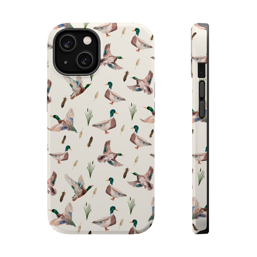 Watercolor Mallard Duck | Magnetic Impact-Resistant Case (IOS)