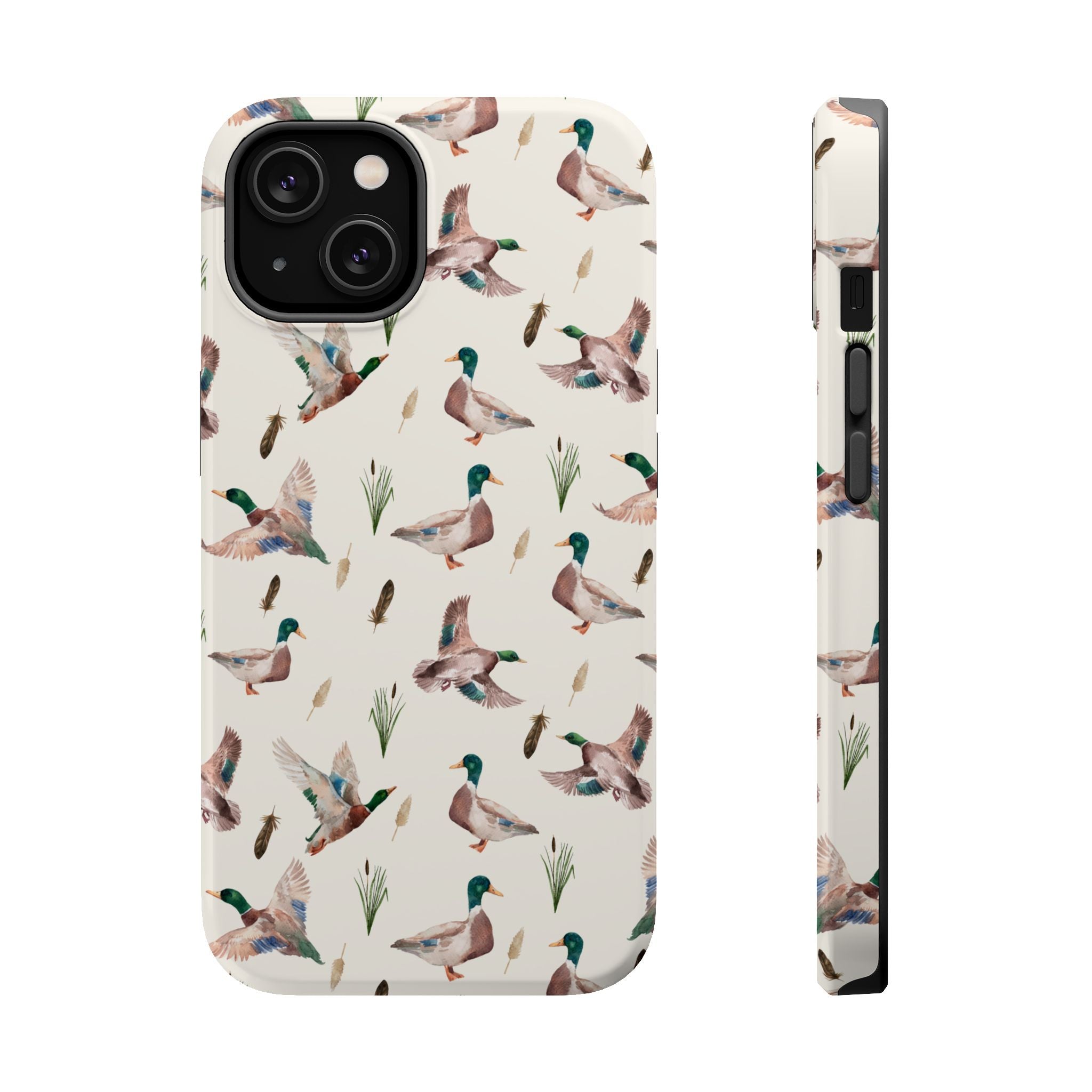 Watercolor Mallard Duck | Magnetic Impact-Resistant Case (IOS)