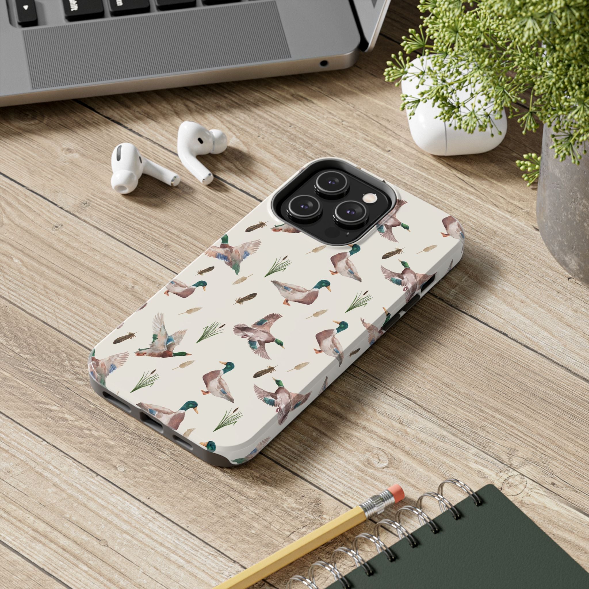 Watercolor Mallard Duck |Tough Phone Case (IOS & Android)