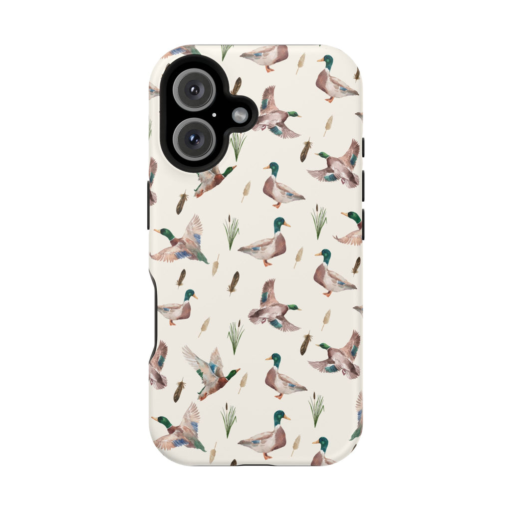 Watercolor Mallard Duck | Magnetic Impact-Resistant Case (IOS)