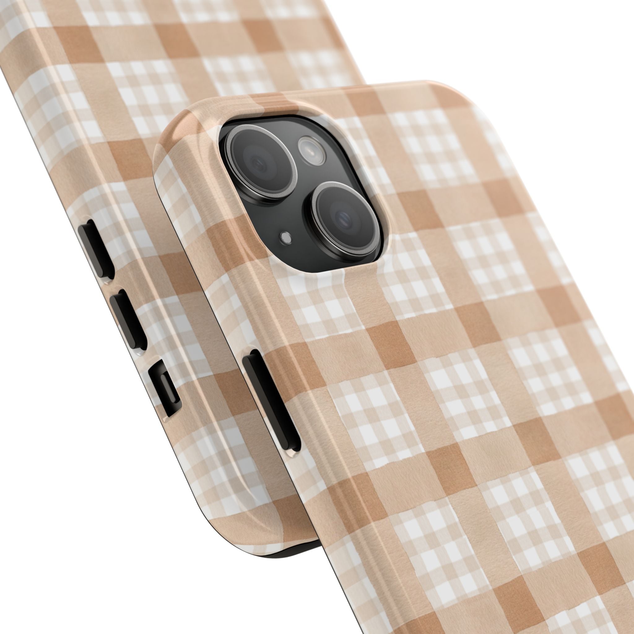 Beige Plaid | Tough Phone Case (IOS & Android)