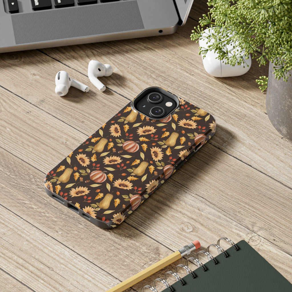 Autumn Pumpkins & Sunflowers | Tough Phone Case (IOS & Android)