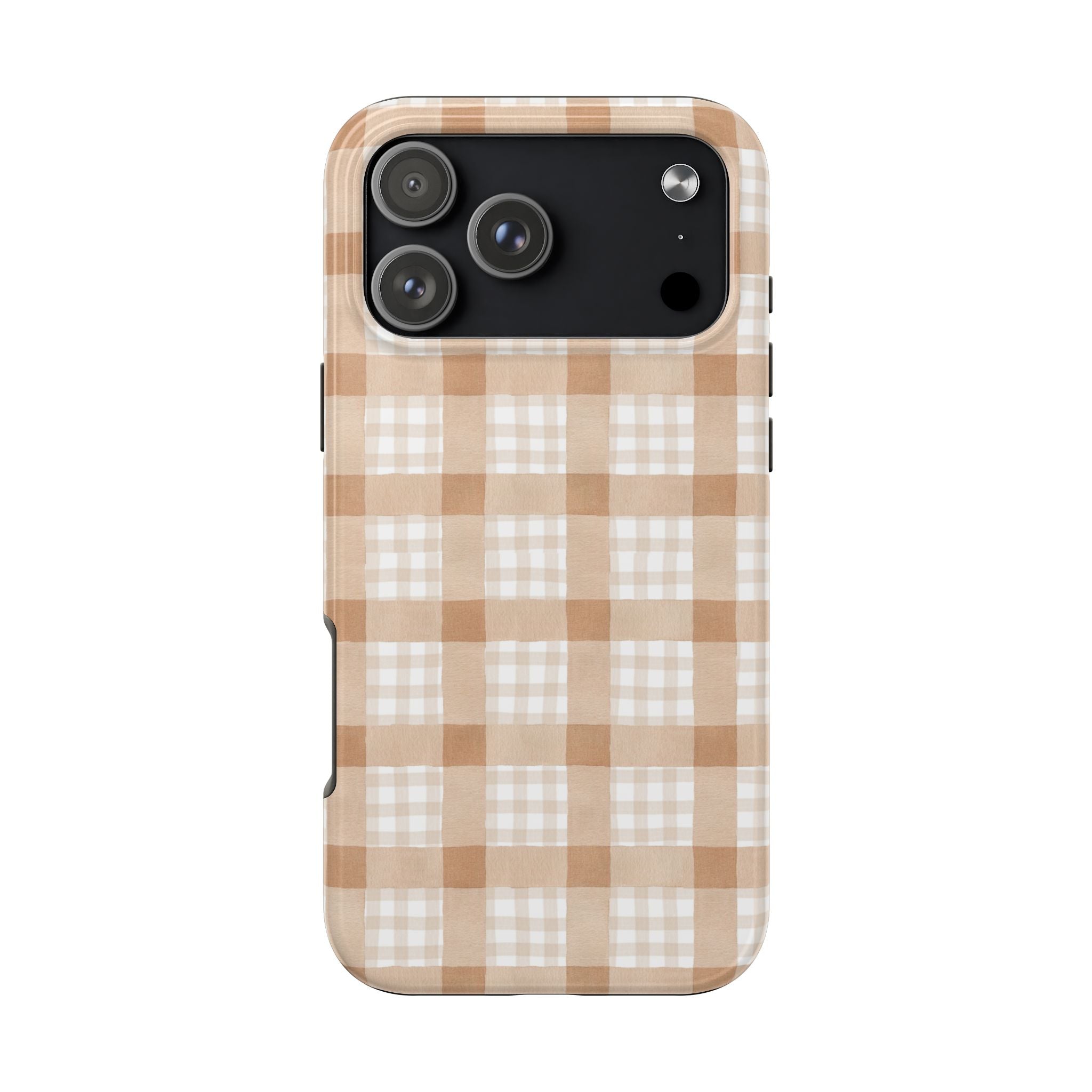 Beige Plaid | Tough Phone Case (IOS & Android)