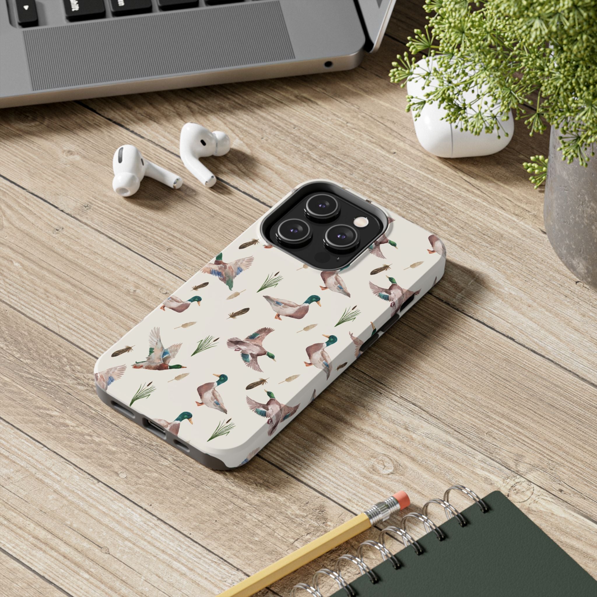 Watercolor Mallard Duck |Tough Phone Case (IOS & Android)