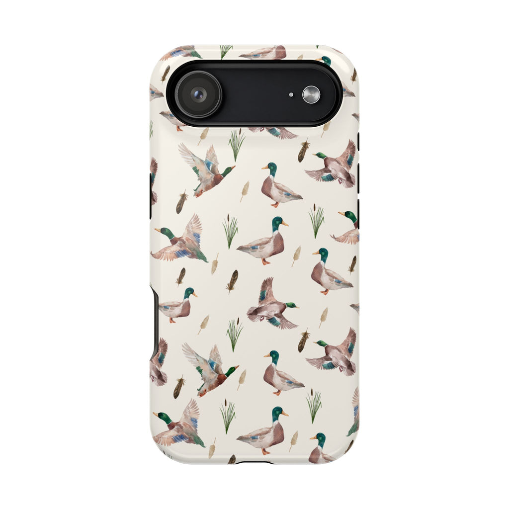 Watercolor Mallard Duck | Magnetic Impact-Resistant Case (IOS)
