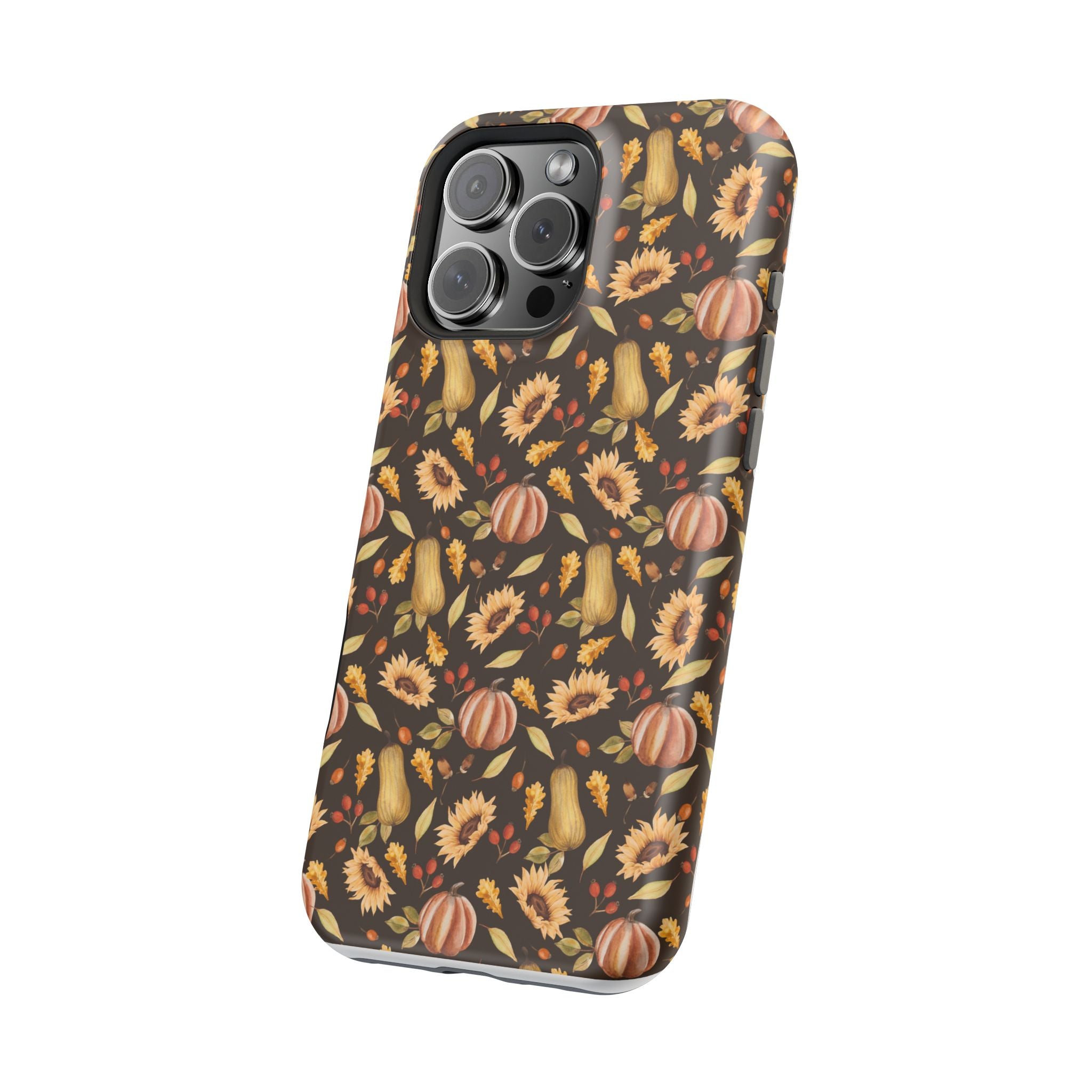 Autumn Pumpkins & Sunflowers | Magnetic Impact-Resistant Case (IOS)