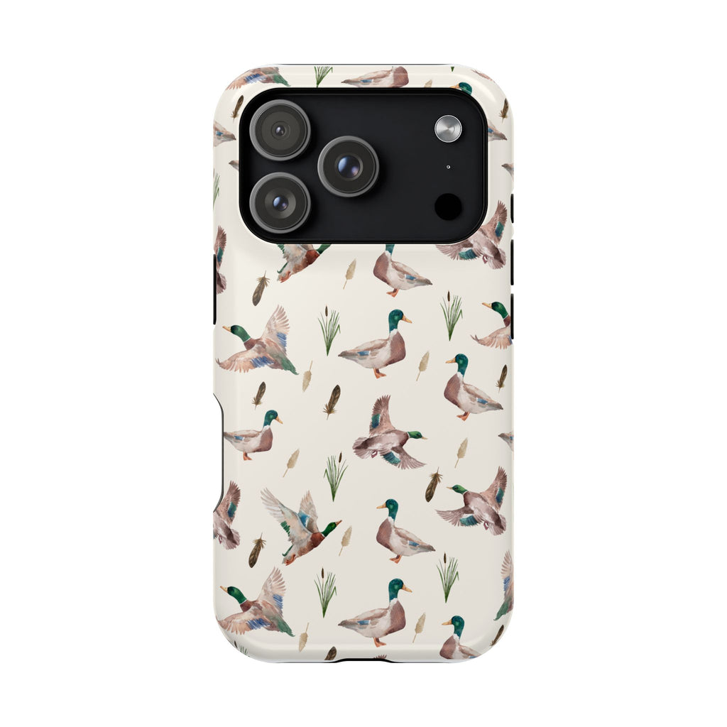 Watercolor Mallard Duck | Magnetic Impact-Resistant Case (IOS)