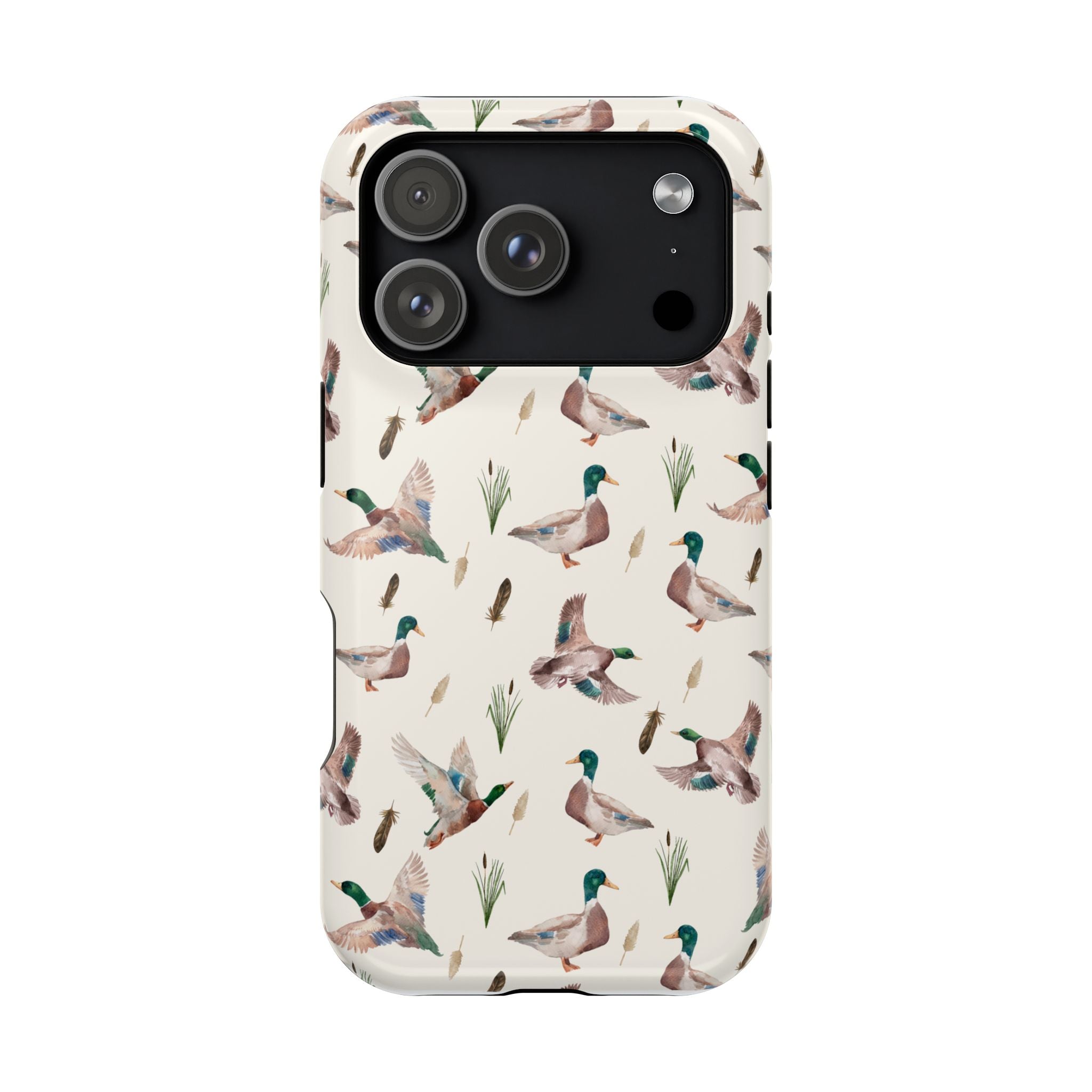 Watercolor Mallard Duck | Magnetic Impact-Resistant Case (IOS)