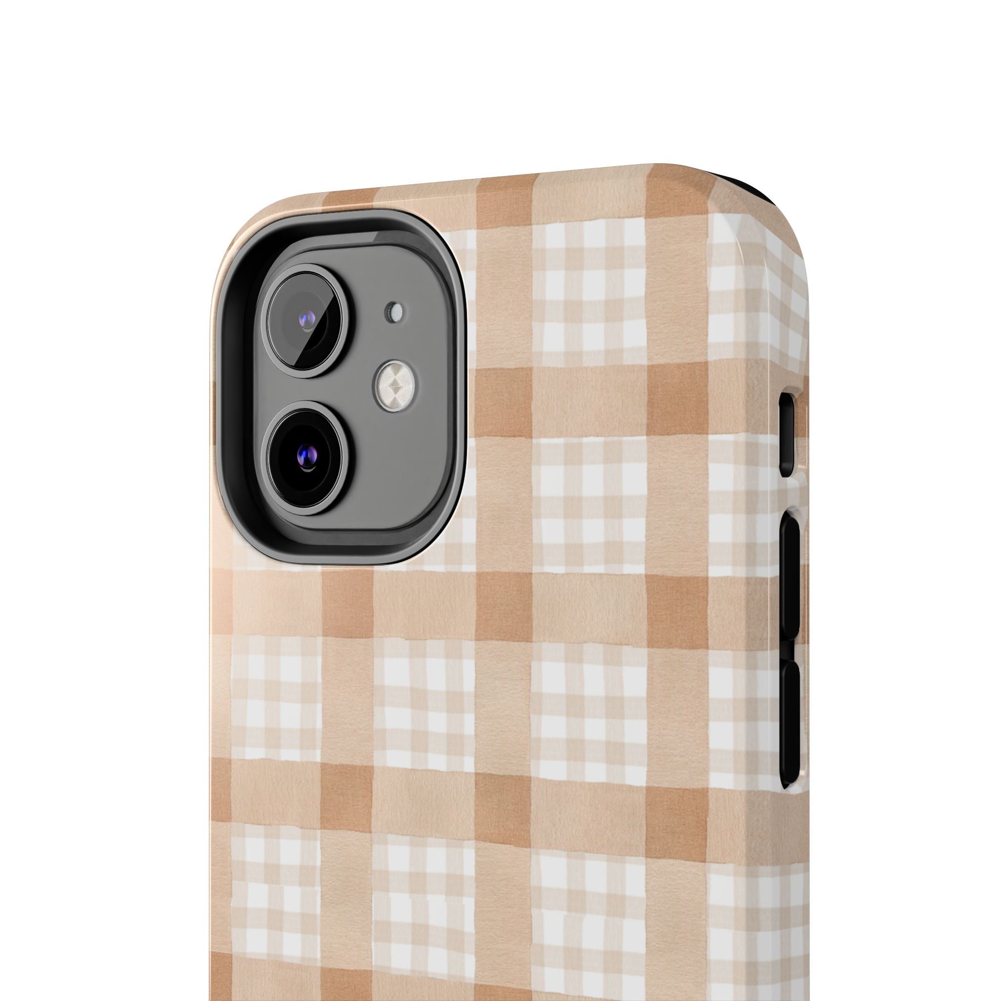 Beige Plaid | Tough Phone Case (IOS & Android)