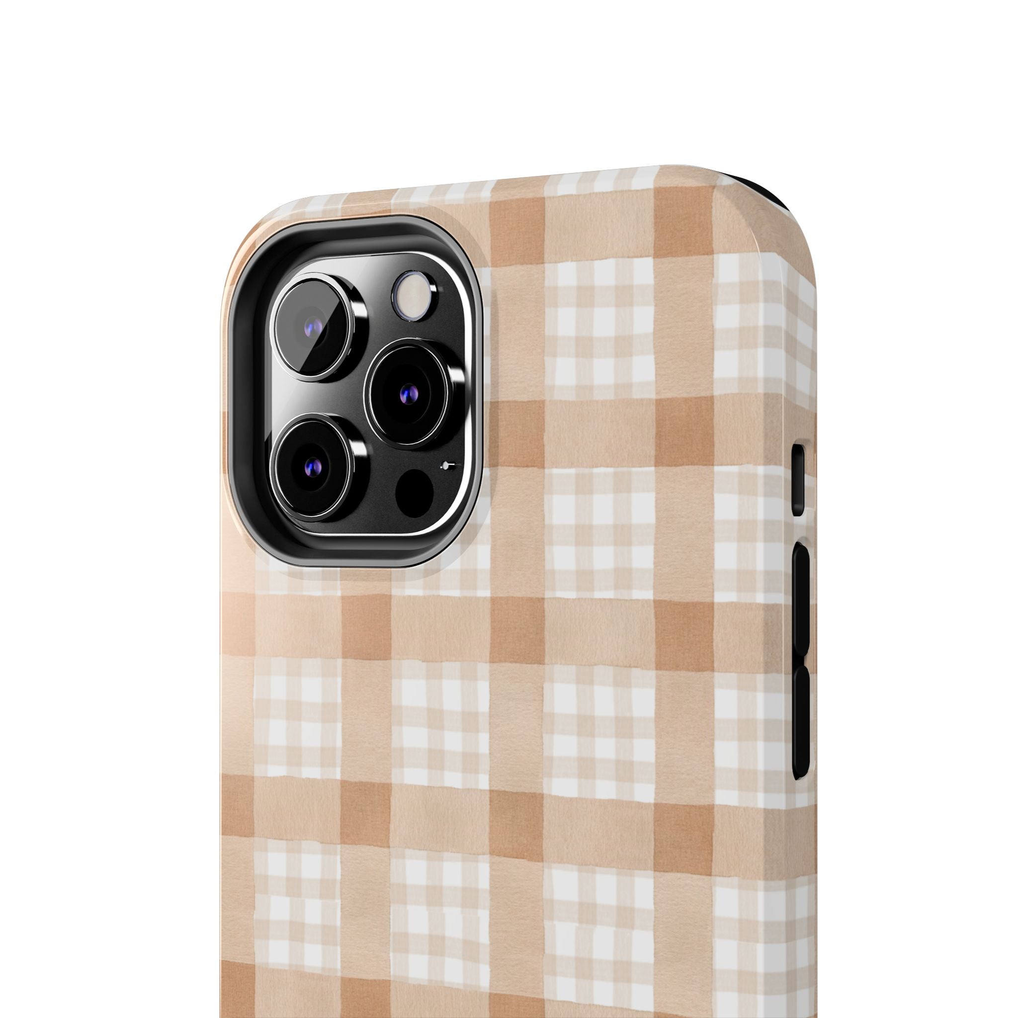 Beige Plaid | Tough Phone Case (IOS & Android)