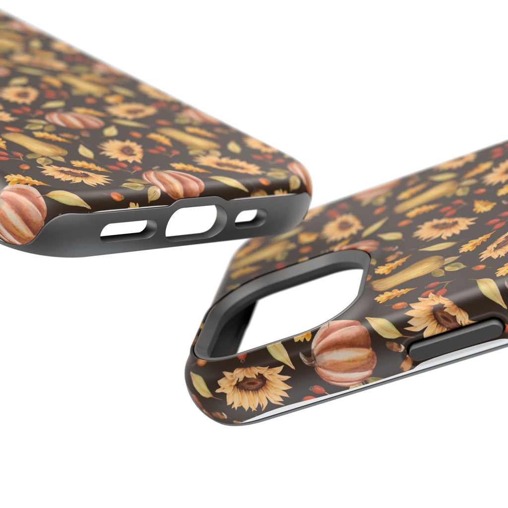 Autumn Pumpkins & Sunflowers | Magnetic Impact-Resistant Case (IOS)