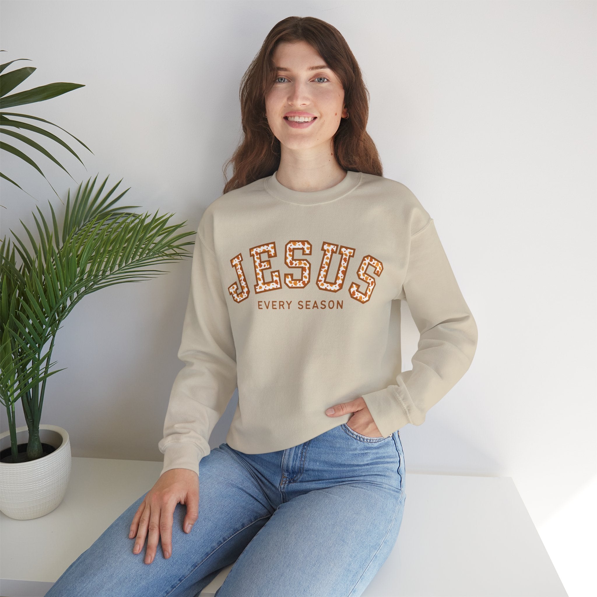 JESUS EVERY SEASON Fall 2025 Crewneck Sweatshirt