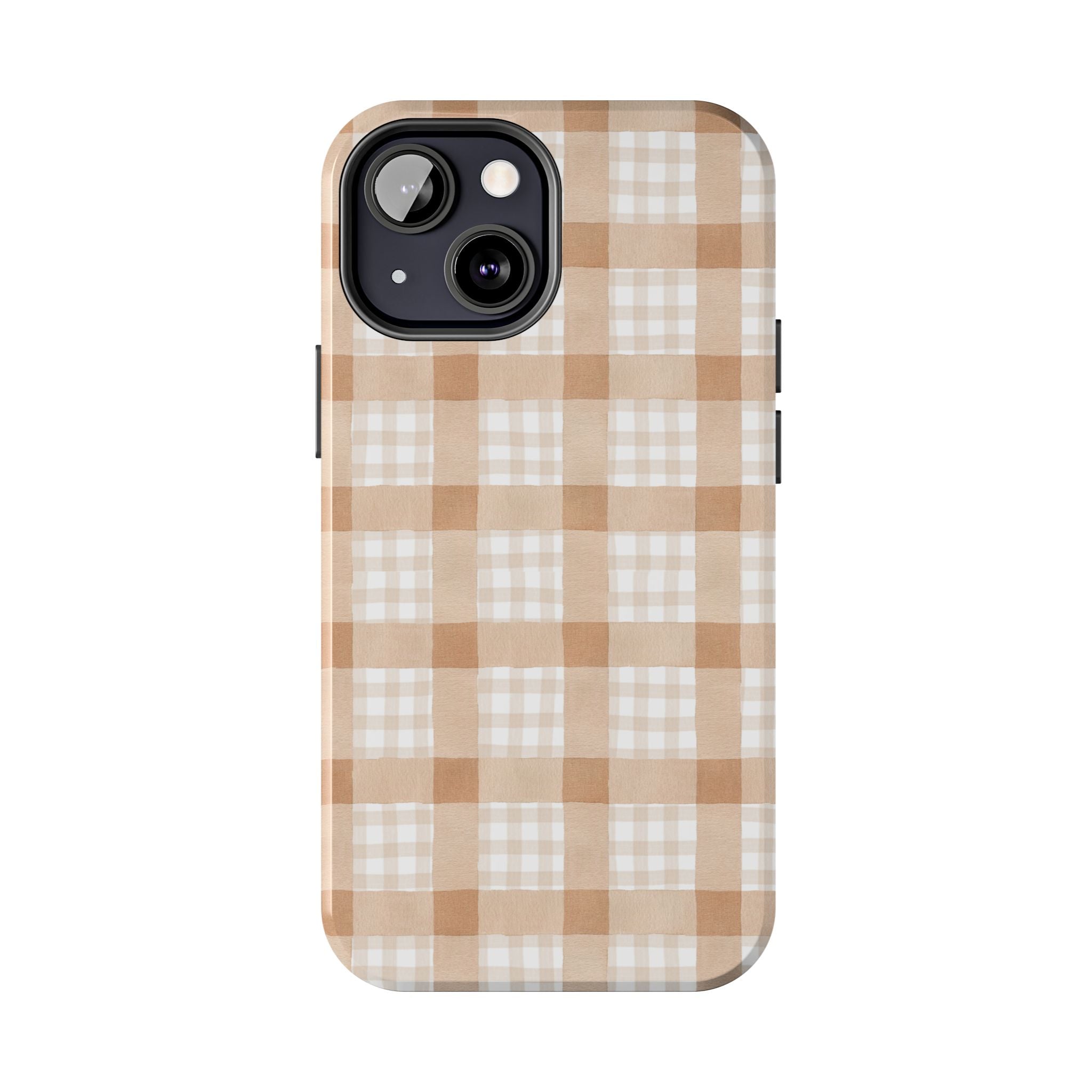 Beige Plaid | Tough Phone Case (IOS & Android)