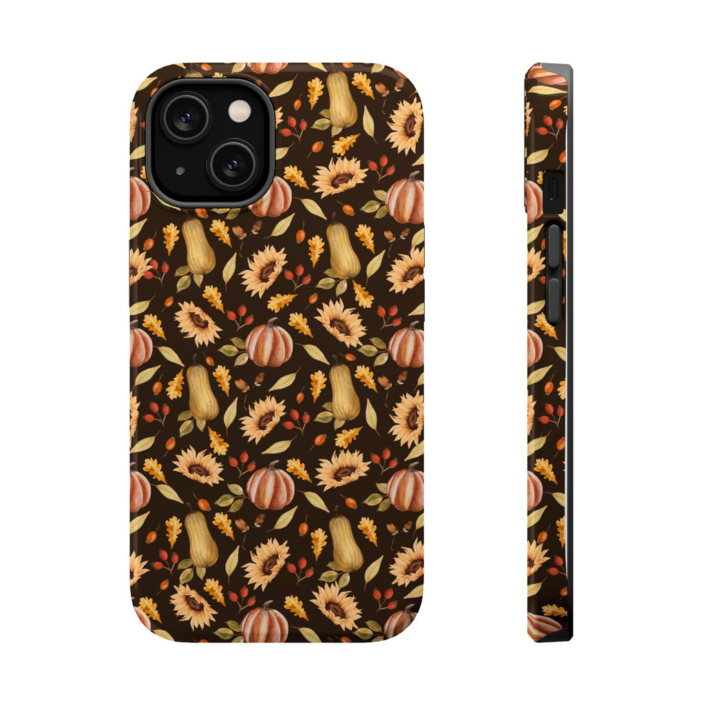 Autumn Pumpkins & Sunflowers | Magnetic Impact-Resistant Case (IOS)