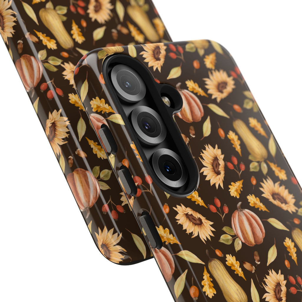 Autumn Pumpkins & Sunflowers | Tough Phone Case (IOS & Android)