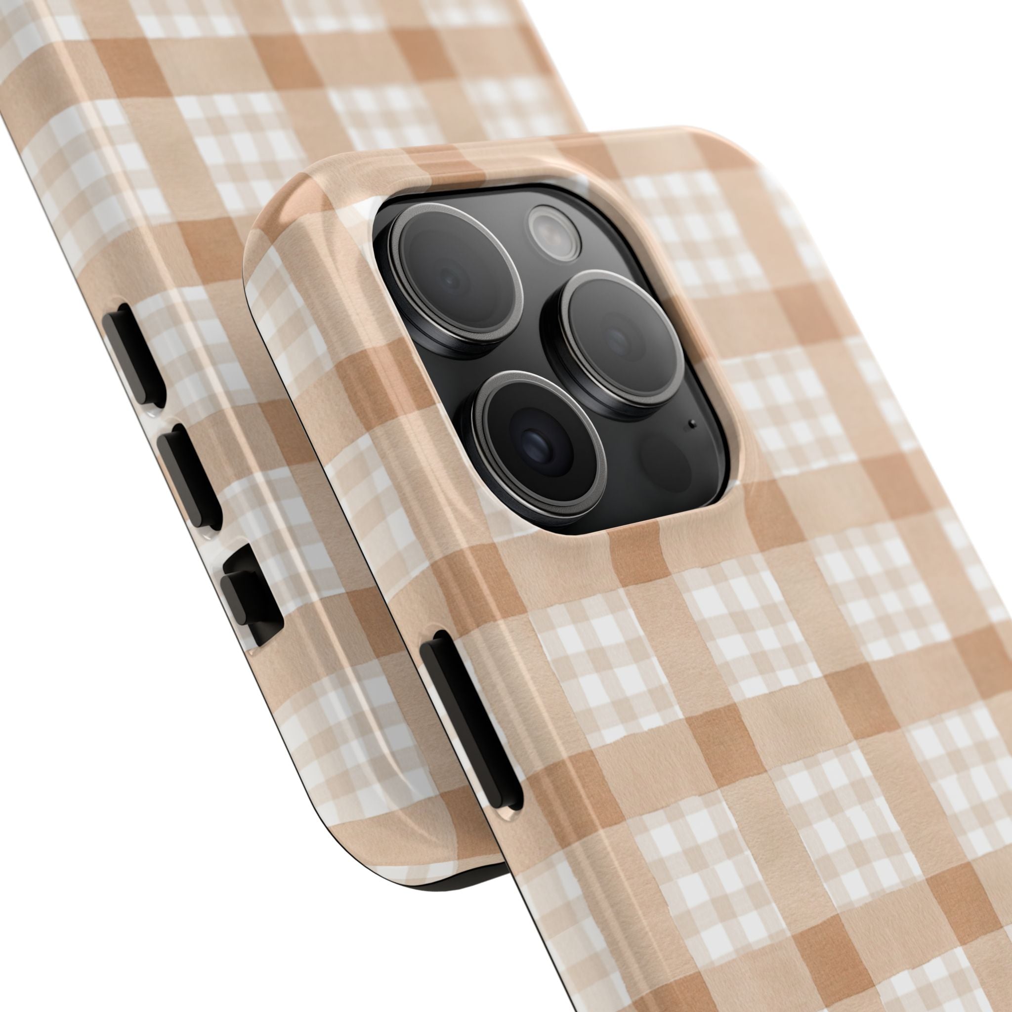 Beige Plaid | Tough Phone Case (IOS & Android)