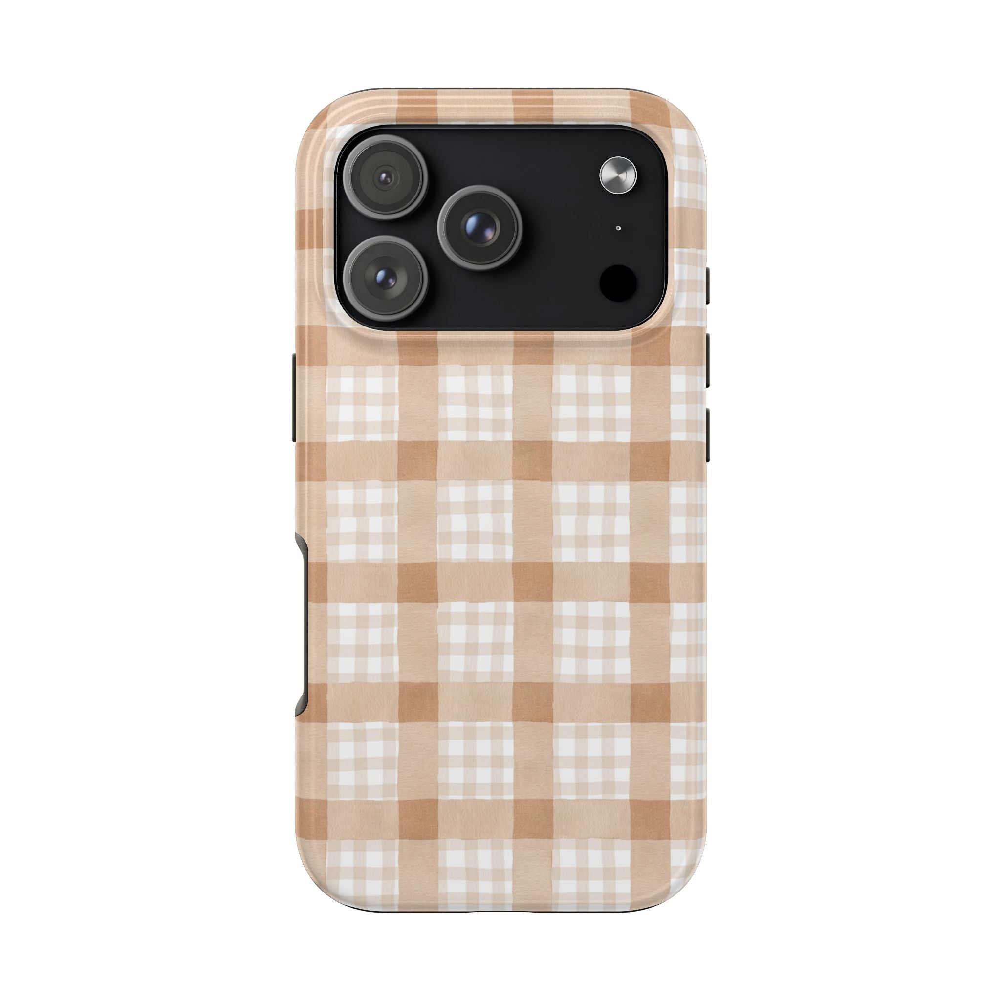 Beige Plaid | Tough Phone Case (IOS & Android)