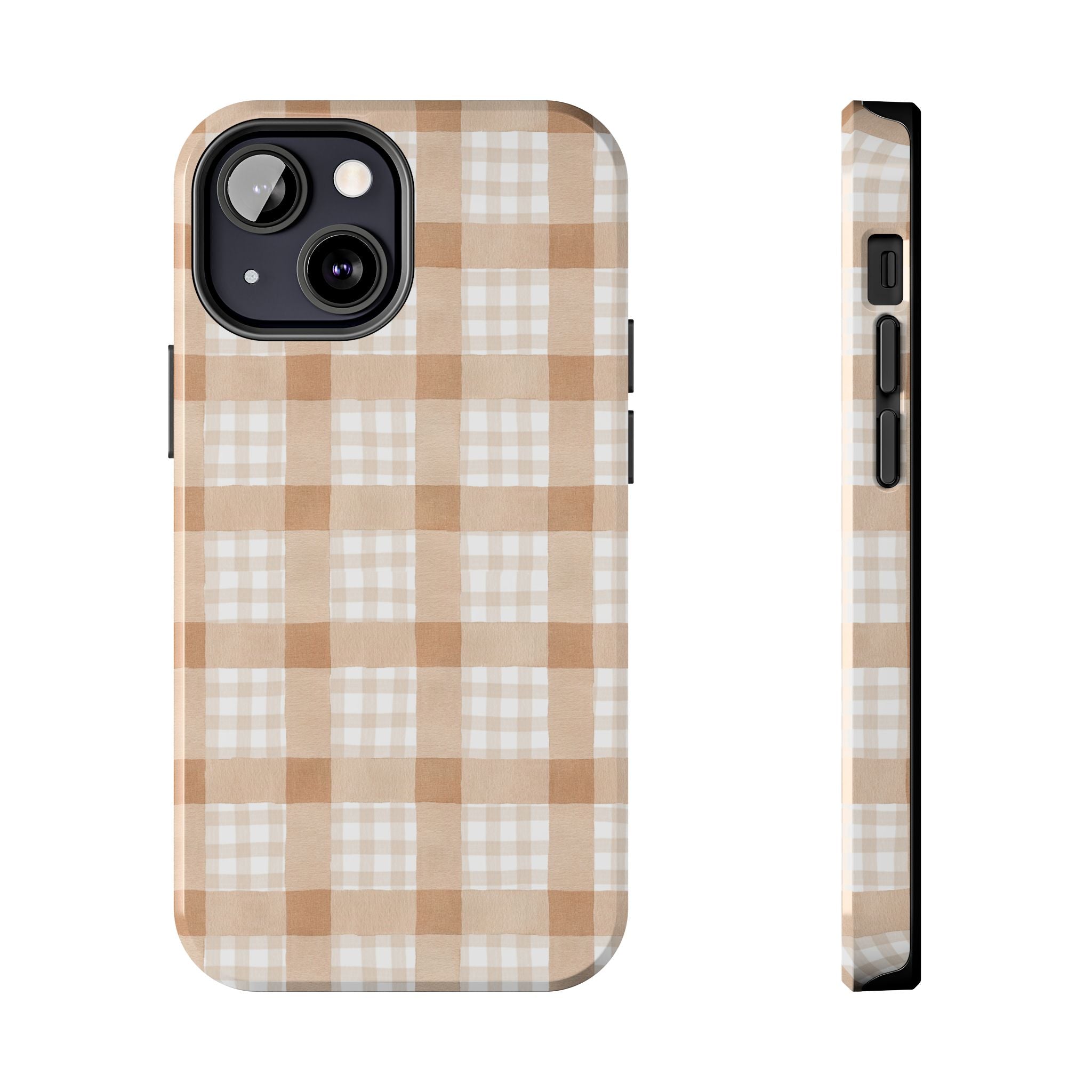 Beige Plaid | Tough Phone Case (IOS & Android)
