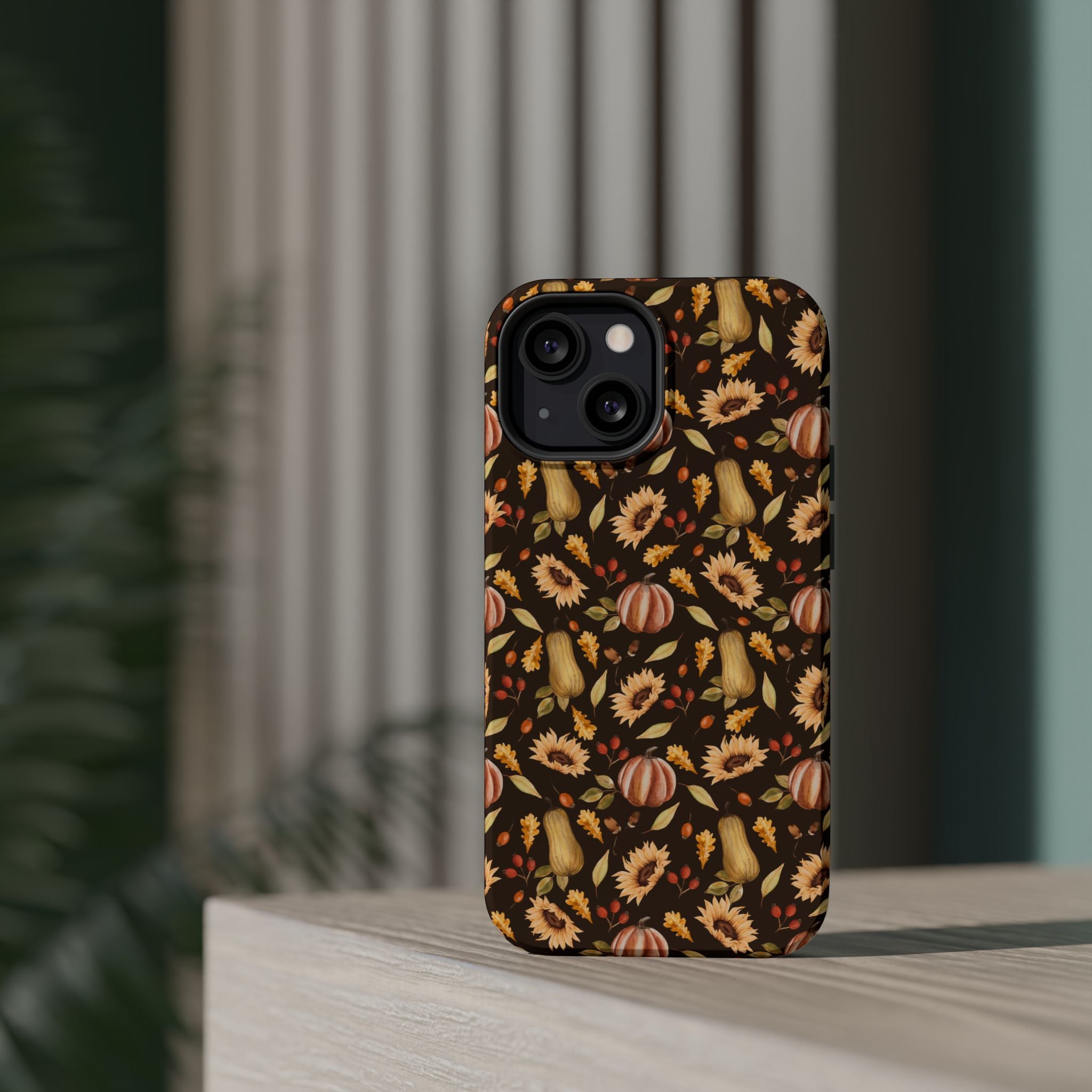 Autumn Pumpkins & Sunflowers | Magnetic Impact-Resistant Case (IOS)