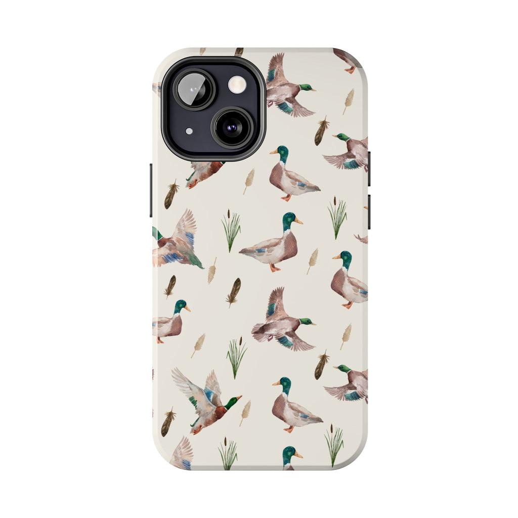 Watercolor Mallard Duck |Tough Phone Case (IOS & Android)