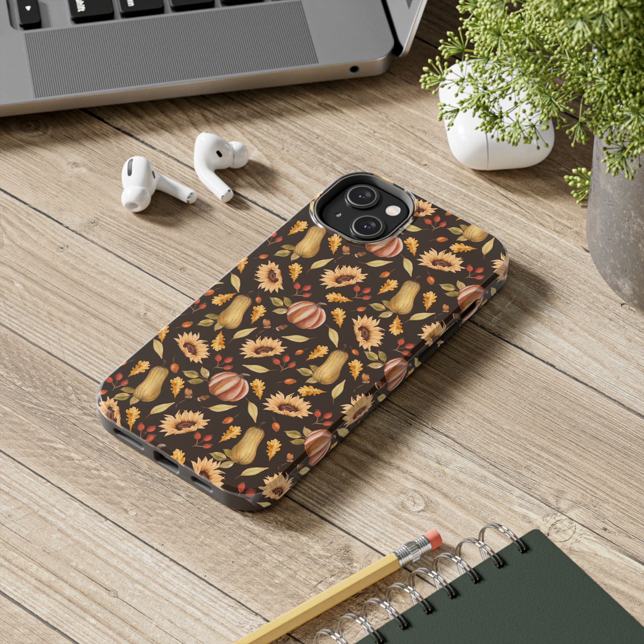 Autumn Pumpkins & Sunflowers | Tough Phone Case (IOS & Android)