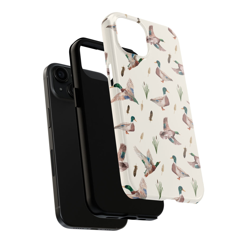 Watercolor Mallard Duck |Tough Phone Case (IOS & Android)