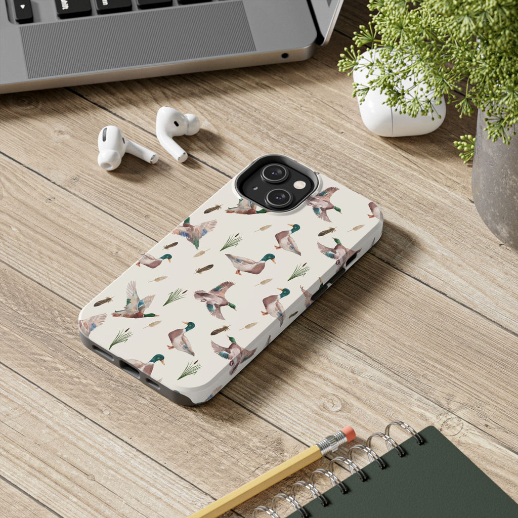 Watercolor Mallard Duck |Tough Phone Case (IOS & Android)