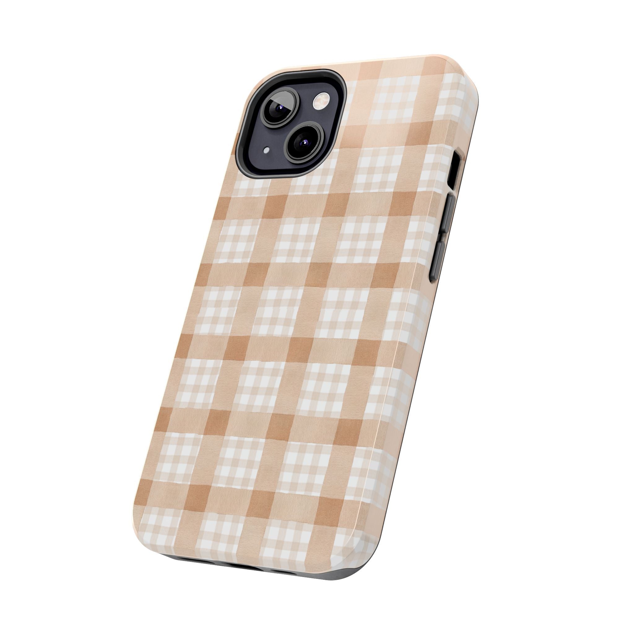 Beige Plaid | Tough Phone Case (IOS & Android)