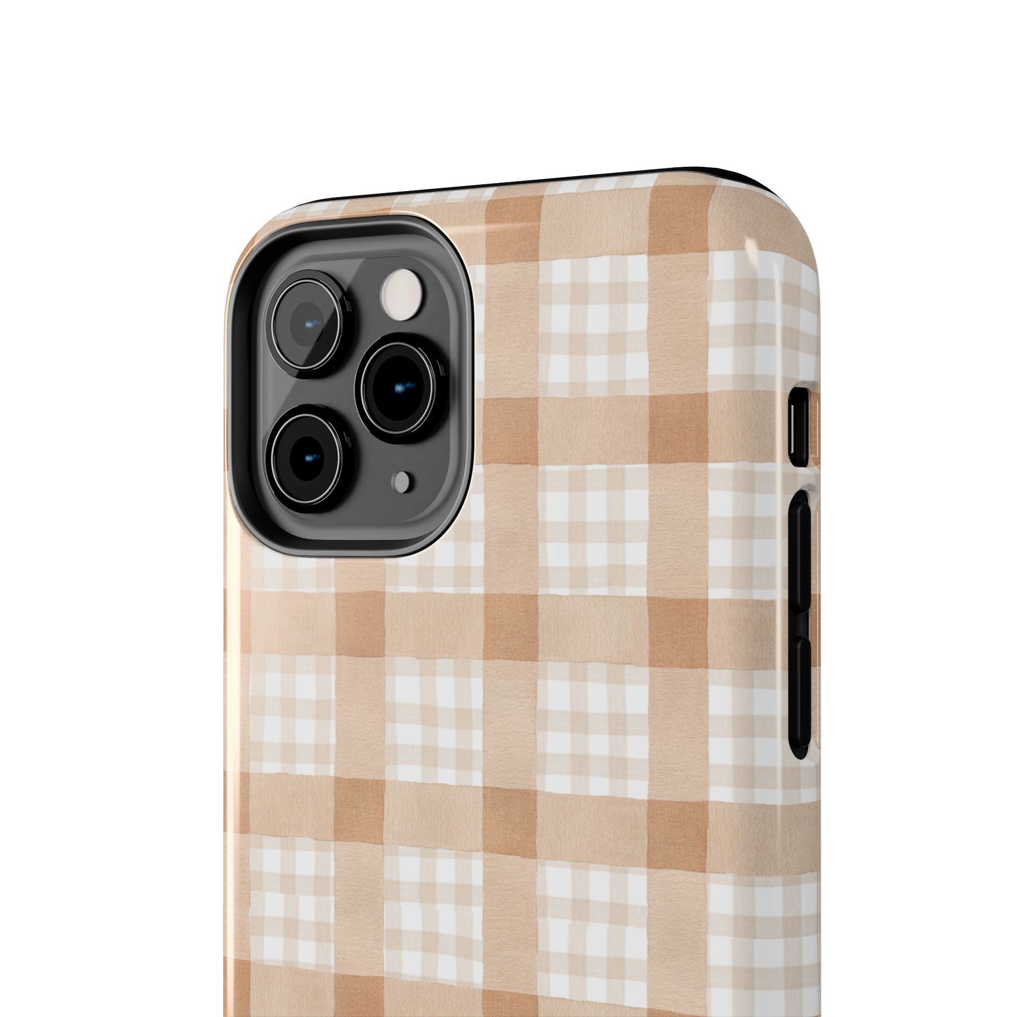 Beige Plaid | Tough Phone Case (IOS & Android)