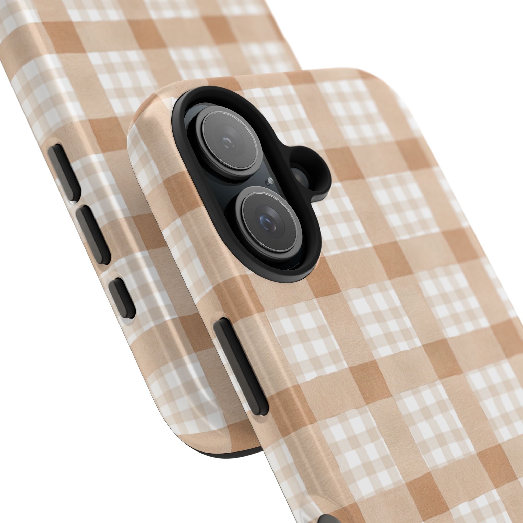 Beige Plaid | Tough Phone Case (IOS & Android)
